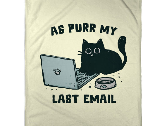 As Purr My Last Email