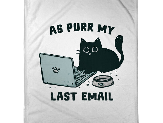 As Purr My Last Email