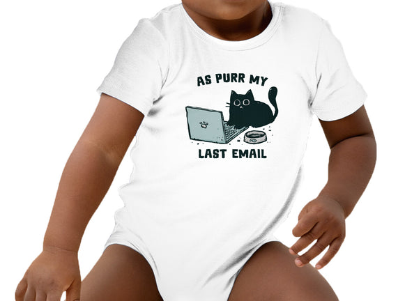As Purr My Last Email