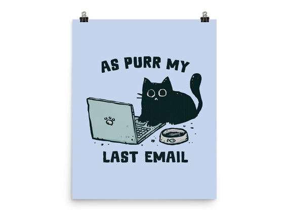 As Purr My Last Email