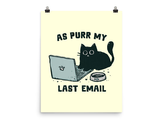As Purr My Last Email
