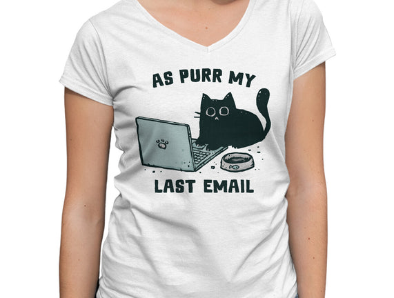 As Purr My Last Email