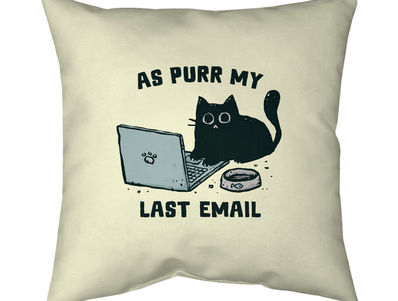 As Purr My Last Email