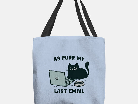 As Purr My Last Email