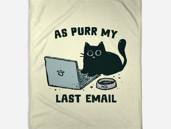 As Purr My Last Email