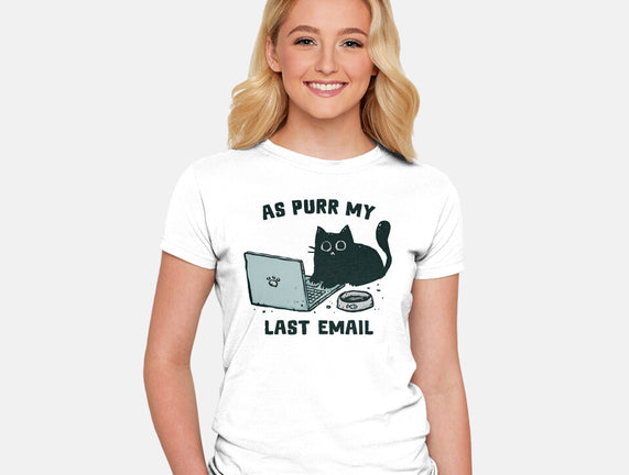 As Purr My Last Email