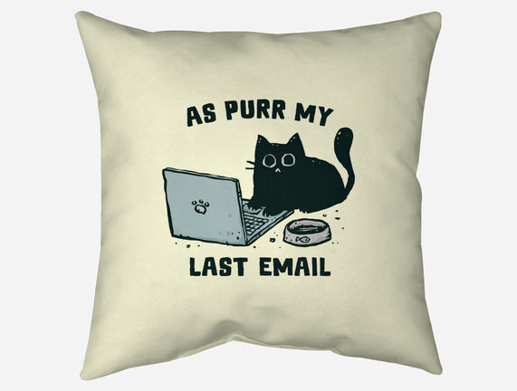 As Purr My Last Email