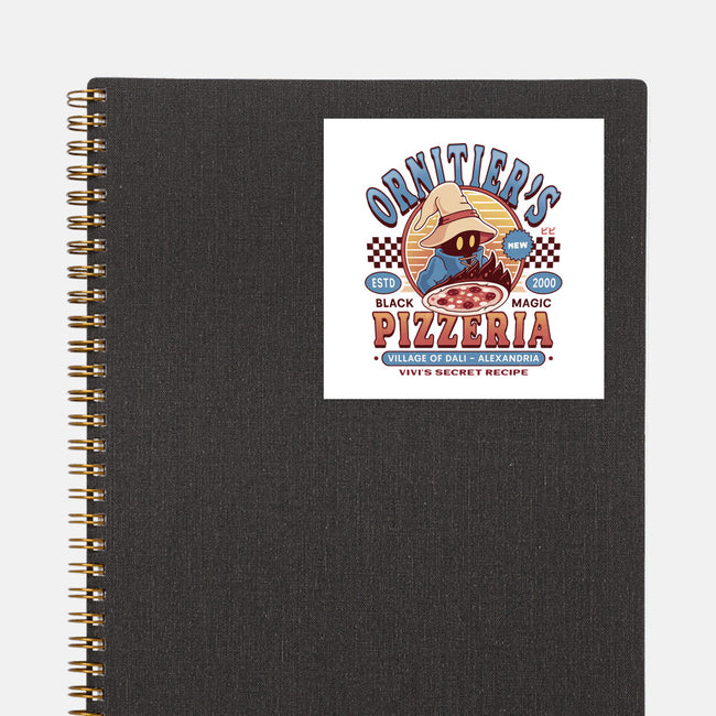 Ornitier Pizzeria Vintage-None-Glossy-Sticker-LAGELANTEE