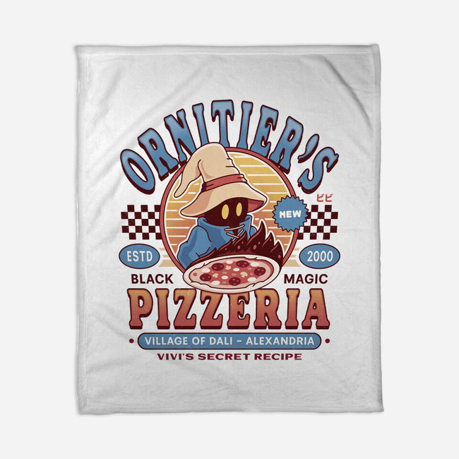 Ornitier Pizzeria Vintage-None-Fleece-Blanket-LAGELANTEE