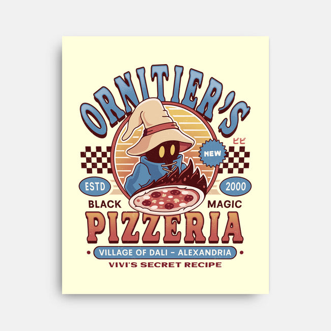 Ornitier Pizzeria Vintage-None-Stretched-Canvas-LAGELANTEE