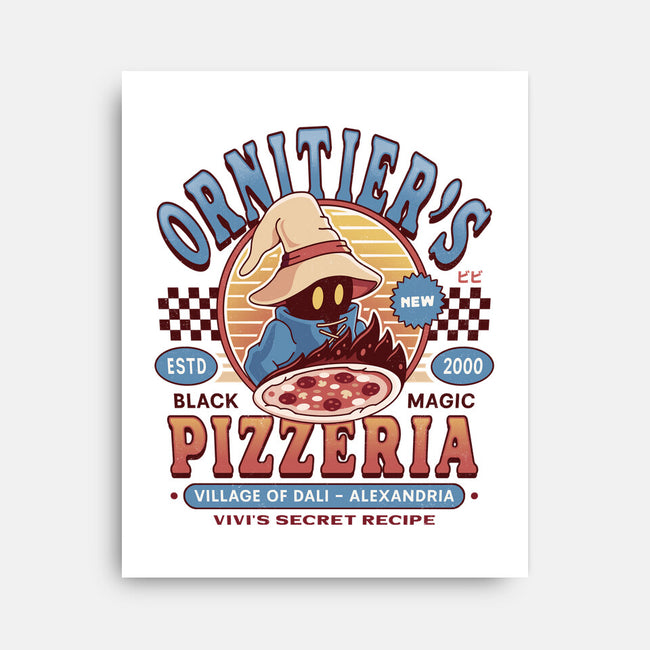 Ornitier Pizzeria Vintage-None-Stretched-Canvas-LAGELANTEE