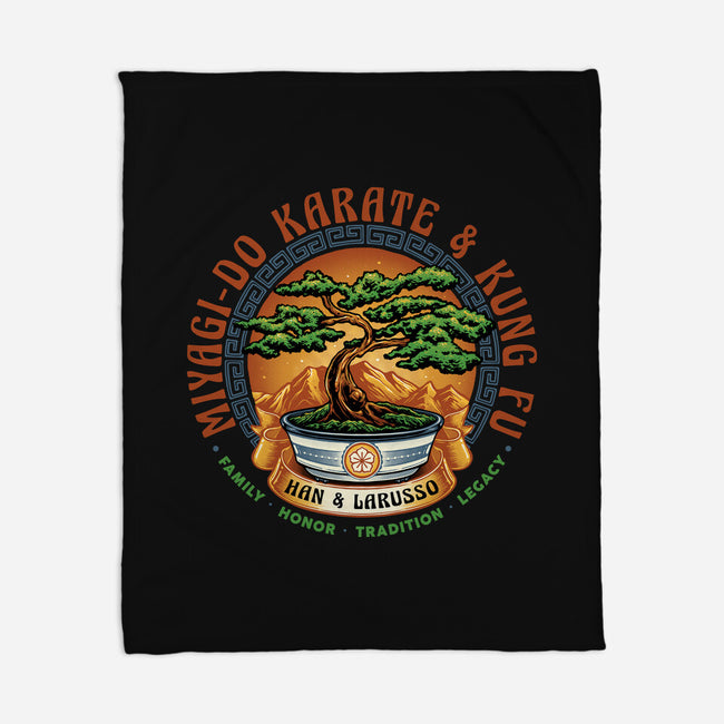 Karate And Kung Fu-None-Fleece-Blanket-glitchygorilla