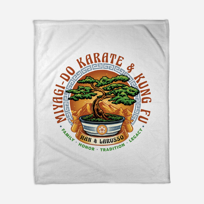 Karate And Kung Fu-None-Fleece-Blanket-glitchygorilla