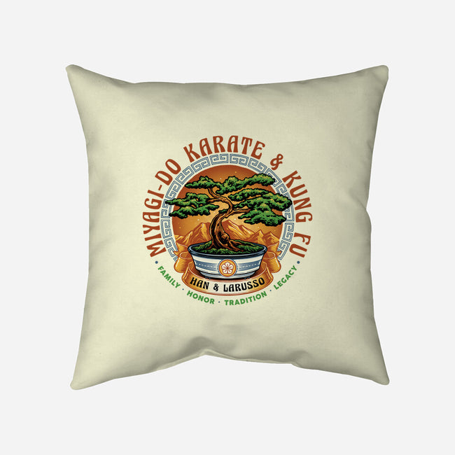 Karate And Kung Fu-None-Removable Cover w Insert-Throw Pillow-glitchygorilla