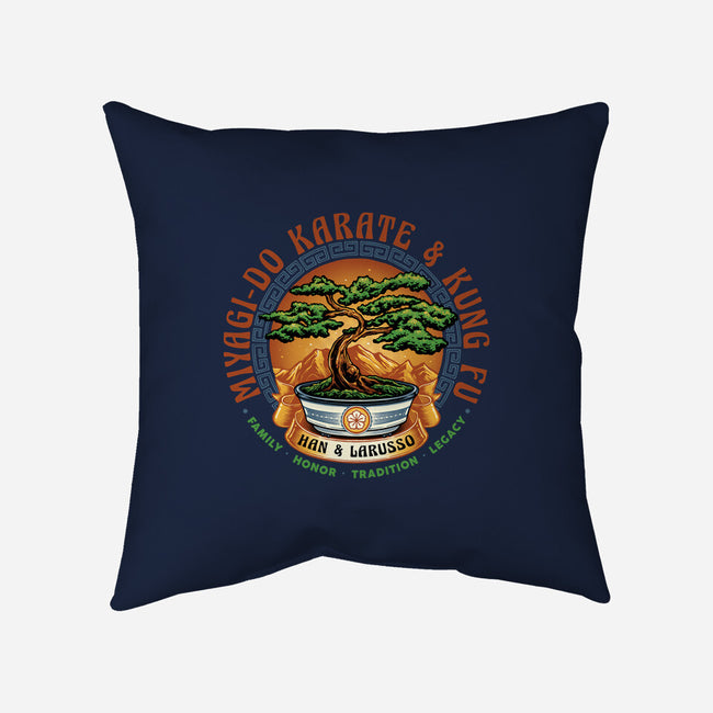 Karate And Kung Fu-None-Removable Cover w Insert-Throw Pillow-glitchygorilla