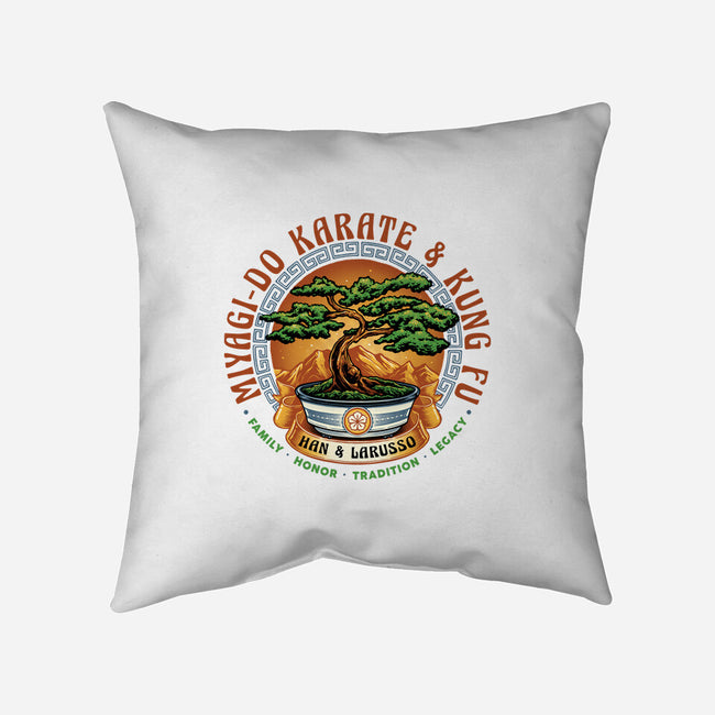 Karate And Kung Fu-None-Removable Cover w Insert-Throw Pillow-glitchygorilla