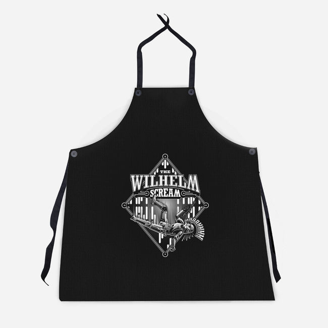 The Wilhelm Scream-Unisex-Kitchen-Apron-CappO