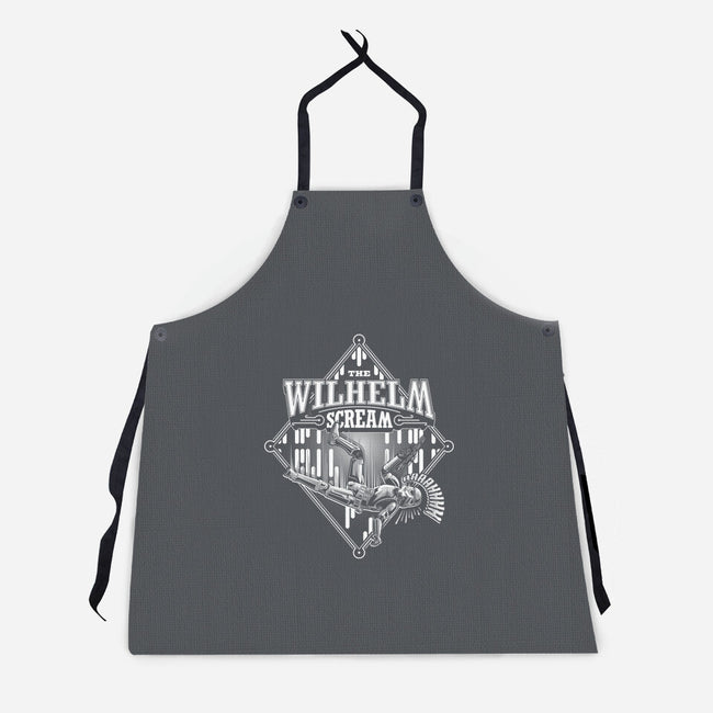 The Wilhelm Scream-Unisex-Kitchen-Apron-CappO