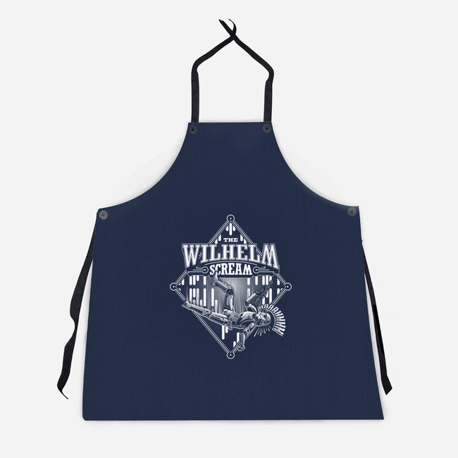 The Wilhelm Scream-Unisex-Kitchen-Apron-CappO