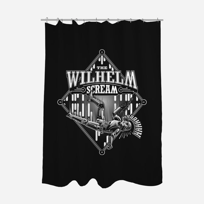 The Wilhelm Scream-None-Polyester-Shower Curtain-CappO