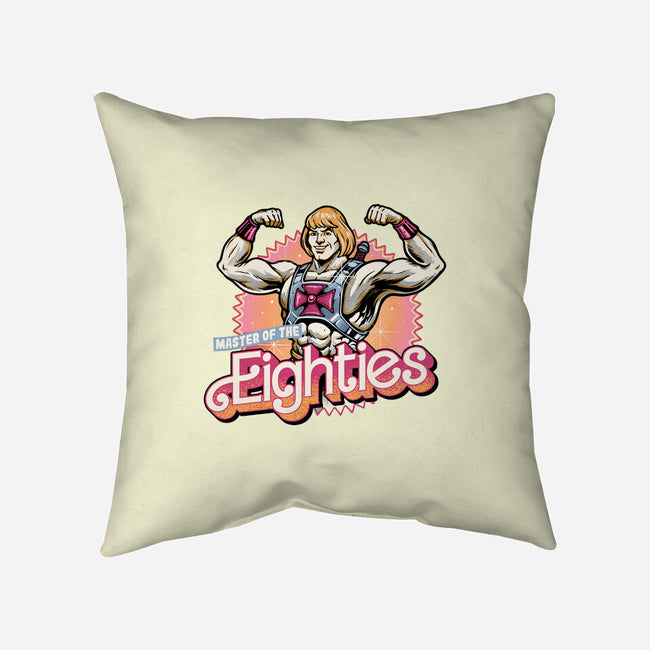 Master Of The Eighties-None-Removable Cover w Insert-Throw Pillow-glitchygorilla