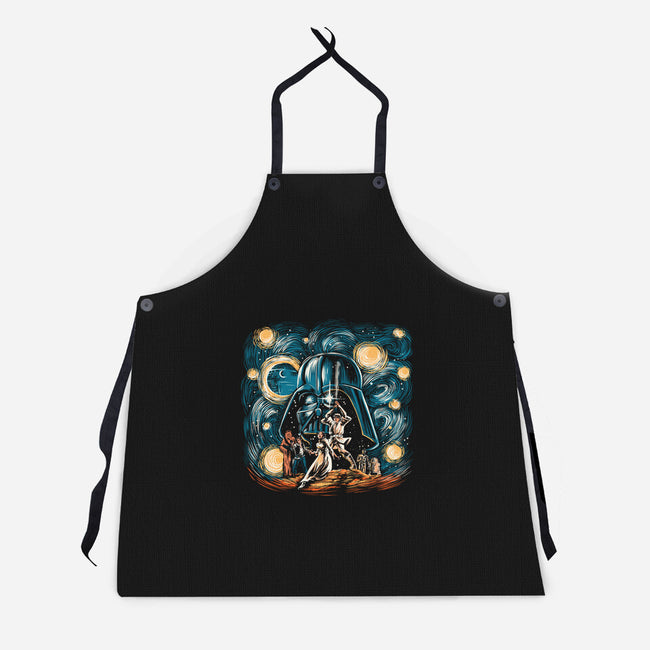 Starry Wars-Unisex-Kitchen-Apron-zascanauta