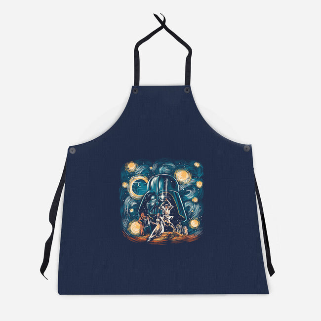 Starry Wars-Unisex-Kitchen-Apron-zascanauta