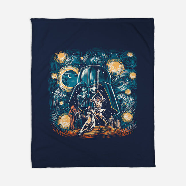 Starry Wars-None-Fleece-Blanket-zascanauta