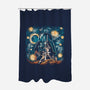 Starry Wars-None-Polyester-Shower Curtain-zascanauta
