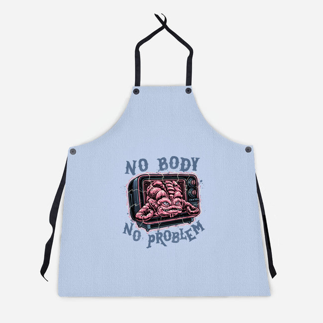 No Body No Problem-Unisex-Kitchen-Apron-glitchygorilla
