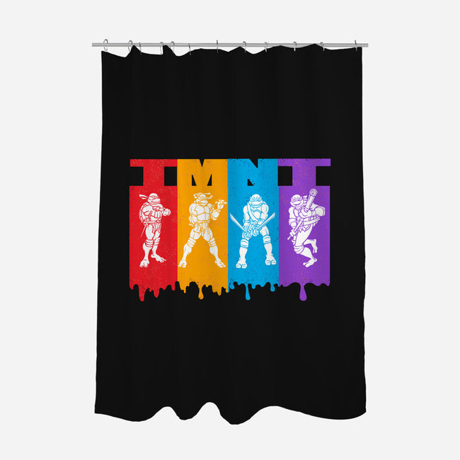TMNT Splash-None-Polyester-Shower Curtain-palmstreet