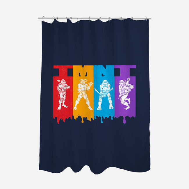 TMNT Splash-None-Polyester-Shower Curtain-palmstreet
