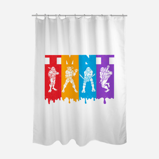 TMNT Splash-None-Polyester-Shower Curtain-palmstreet