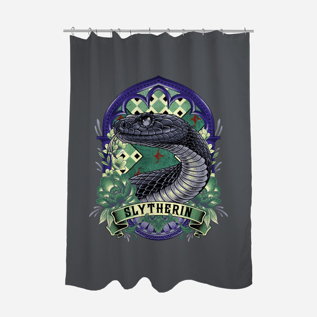 House Of Cunning-None-Polyester-Shower Curtain-Badbone Collections