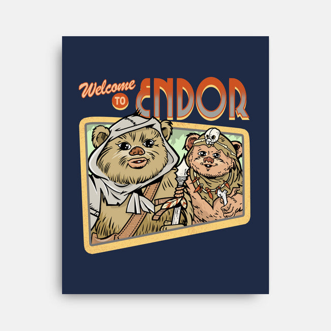 Welcome To Endor-None-Stretched-Canvas-palmstreet