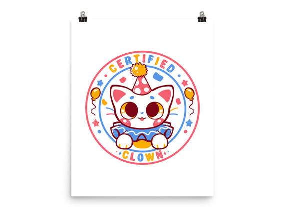 Certified Clown Cat