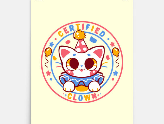 Certified Clown Cat