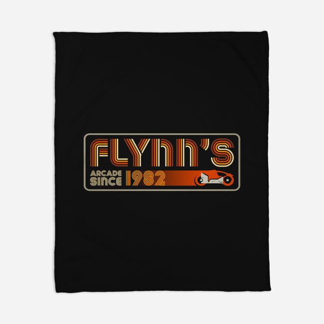 Retro Flynn's 1982-None-Fleece-Blanket-DrMonekers