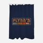 Retro Flynn's 1982-None-Polyester-Shower Curtain-DrMonekers