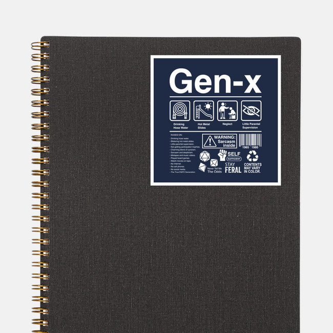 Gen X Label-None-Glossy-Sticker-DrMonekers