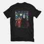Starry Train-Mens-Basic-Tee-zascanauta