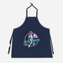 The Pinup From The Future-Unisex-Kitchen-Apron-SuperEdu