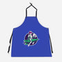 The Pinup From The Future-Unisex-Kitchen-Apron-SuperEdu