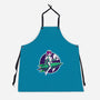 The Pinup From The Future-Unisex-Kitchen-Apron-SuperEdu