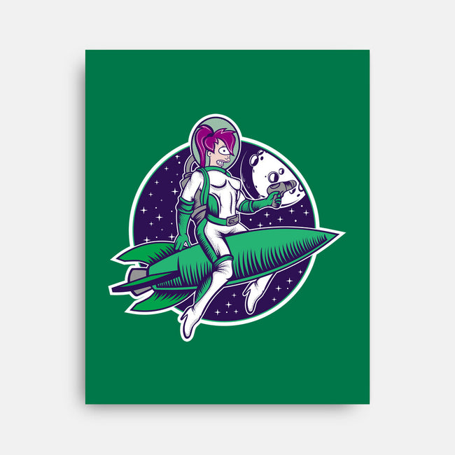 The Pinup From The Future-None-Stretched-Canvas-SuperEdu