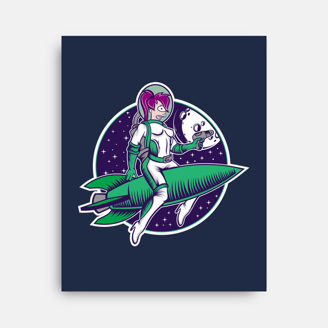 The Pinup From The Future-None-Stretched-Canvas-SuperEdu