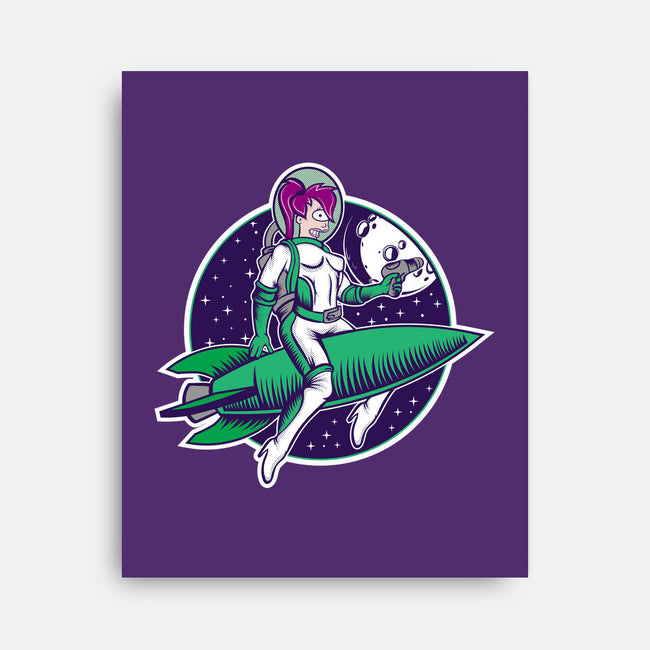 The Pinup From The Future-None-Stretched-Canvas-SuperEdu