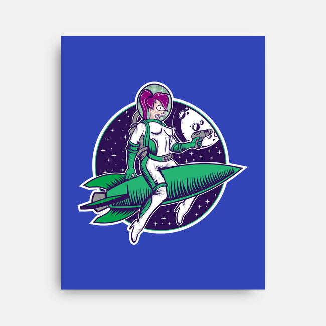 The Pinup From The Future-None-Stretched-Canvas-SuperEdu