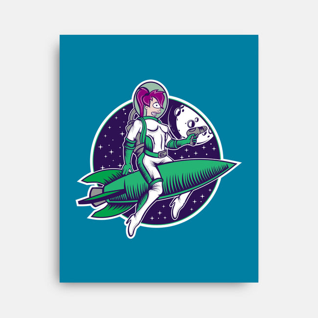 The Pinup From The Future-None-Stretched-Canvas-SuperEdu