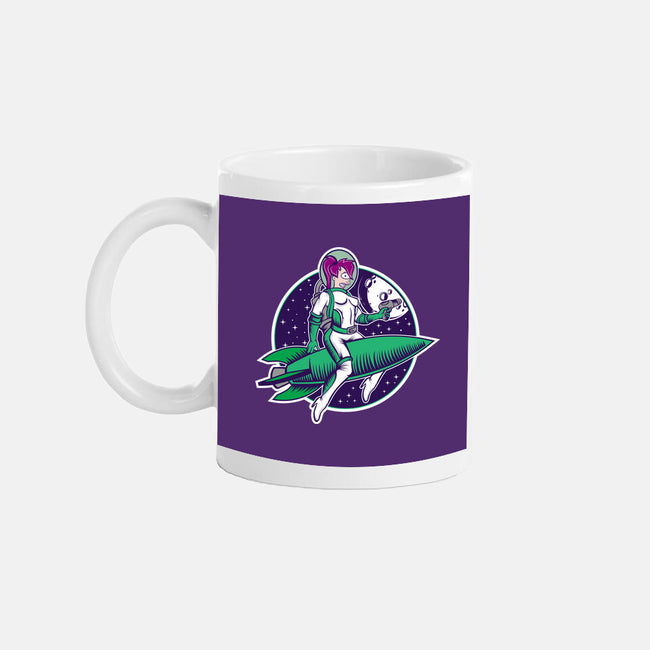 The Pinup From The Future-None-Mug-Drinkware-SuperEdu